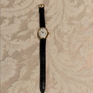 Ann Klein black watch, like new, never worn.